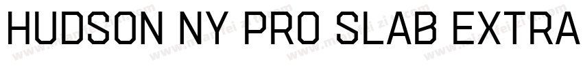 Hudson NY Pro Slab Extra Light字体转换